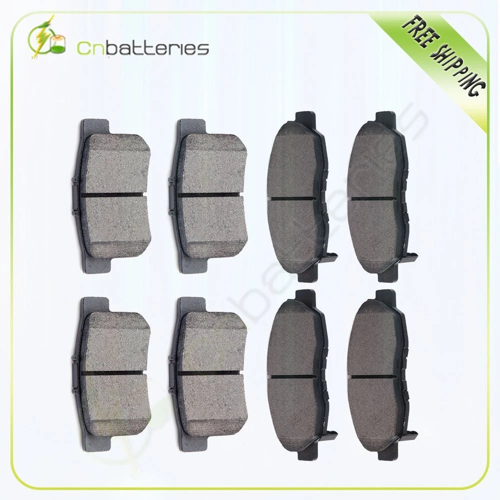 Front and Rear Low Dust Brake Pads for Honda Civic EX-LX (2012)