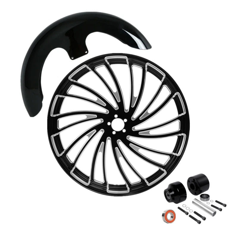 23" Front Wheel Rim & Single Disc Hub for Harley Touring (2008–Present)