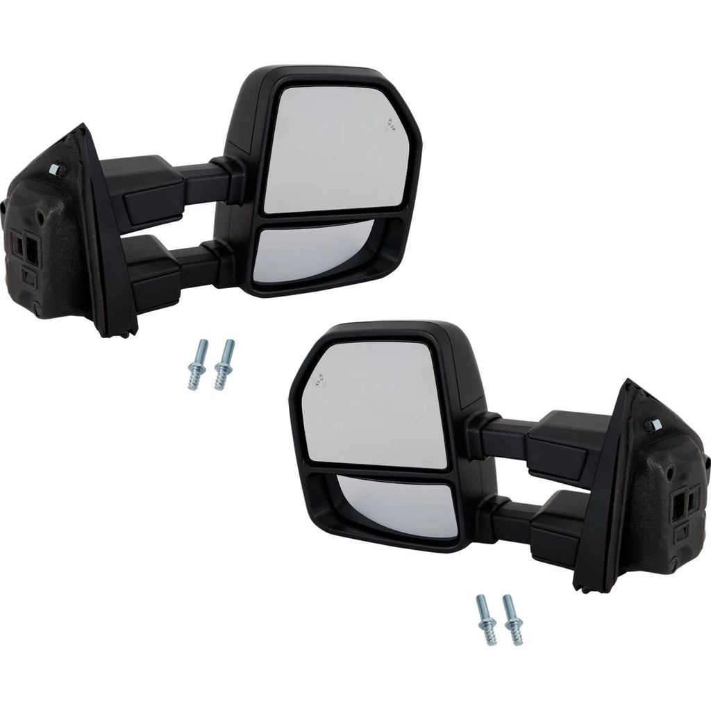 Power Mirror Set for Ford F250 F350 F450 (2020–2022) Power Fold BSD Puddle
