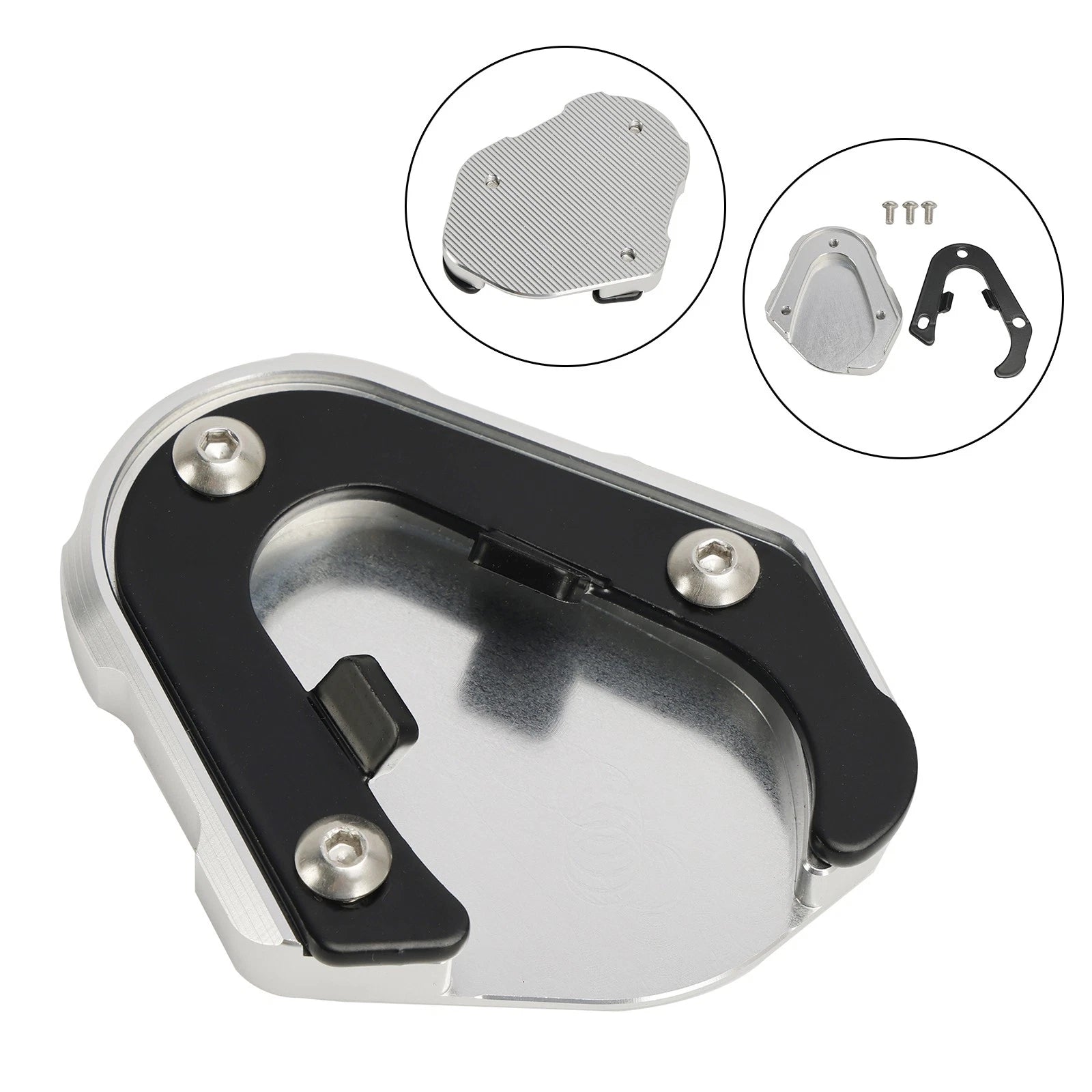 Kickstand Enlarger Plate Pad for Scrambler 1200XC/XE, Tiger 1200 GT (2022–2023)