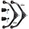 Set of 4 Front Upper Control Arms & Lower Ball Joints for Jeep Liberty (2005–2007)