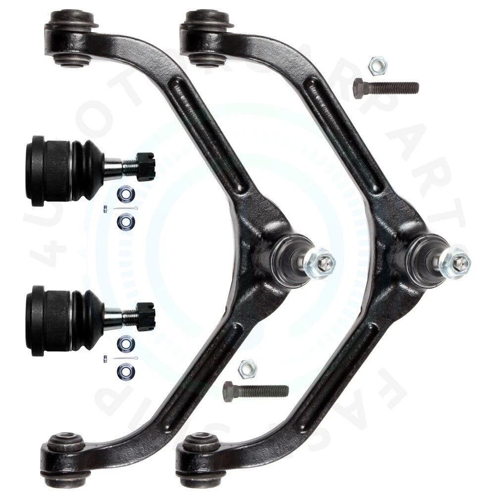 Set of 4 Front Upper Control Arms & Lower Ball Joints for Jeep Liberty (2005–2007)