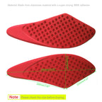 Side Tank Traction Grip Pads for Kawasaki Ninja ZX6R (2007–2008)
