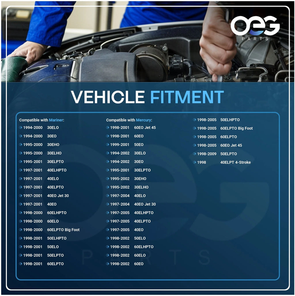 Starter for Mariner 40ELHPTO 40ELPTO 40ELO 40EO (1997–2001)