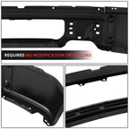 Front Bumper Face Bar for Ford F-150 (2009–2014) Primered Black w/o Fog Light Hole