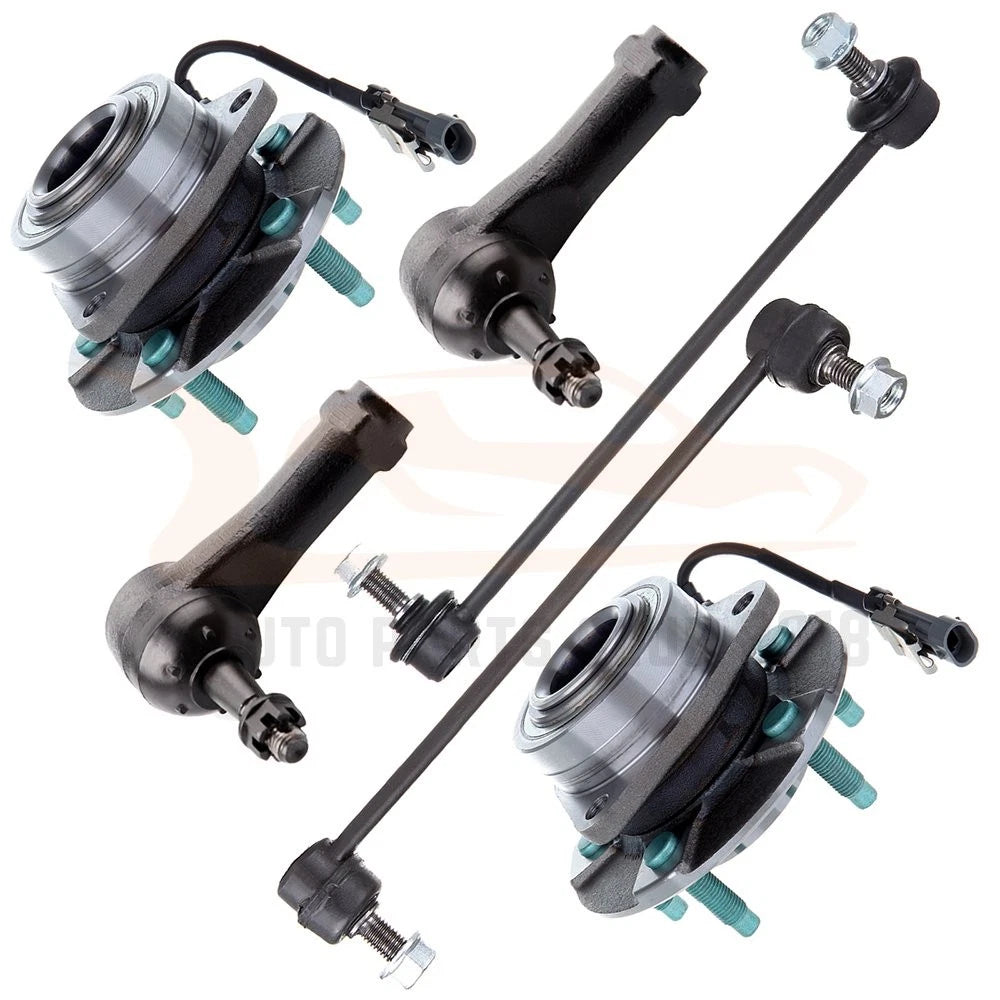 6x Sway Bar Link Wheel Bearing Kit for Saturn Vue, Chevy Equinox (2002–2006)