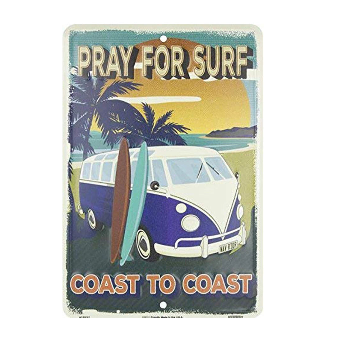 Embossed Sign for VW Bus (US Made)
