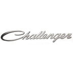 2pc Brushed Stainless Steel Side Fender Lettering for Dodge Challenger (2015–2023)