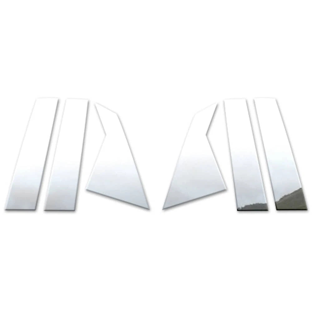 Chrome Pillar Post Covers for 2014-2024 Chevy Impala 6 Pieces