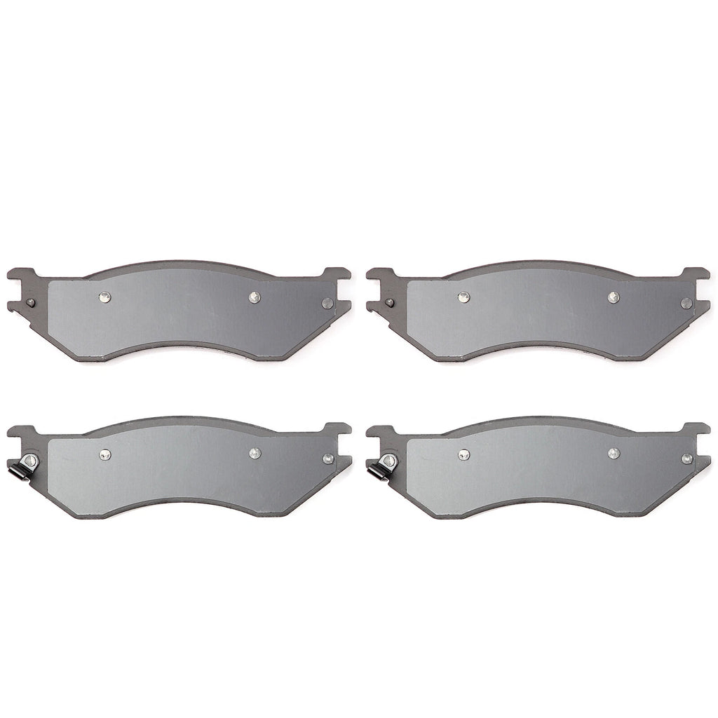 Disc Brake Rotors & Ceramic Brake Pads Kit for Dodge Ram 2500 3500