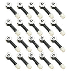 20PCS Eccentric Wheel Nut Connector Bolts for Furniture