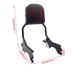 Sissy Bar Backrest Upright for Harley-Davidson FLDE FLHC FLHCS (2018–2023)