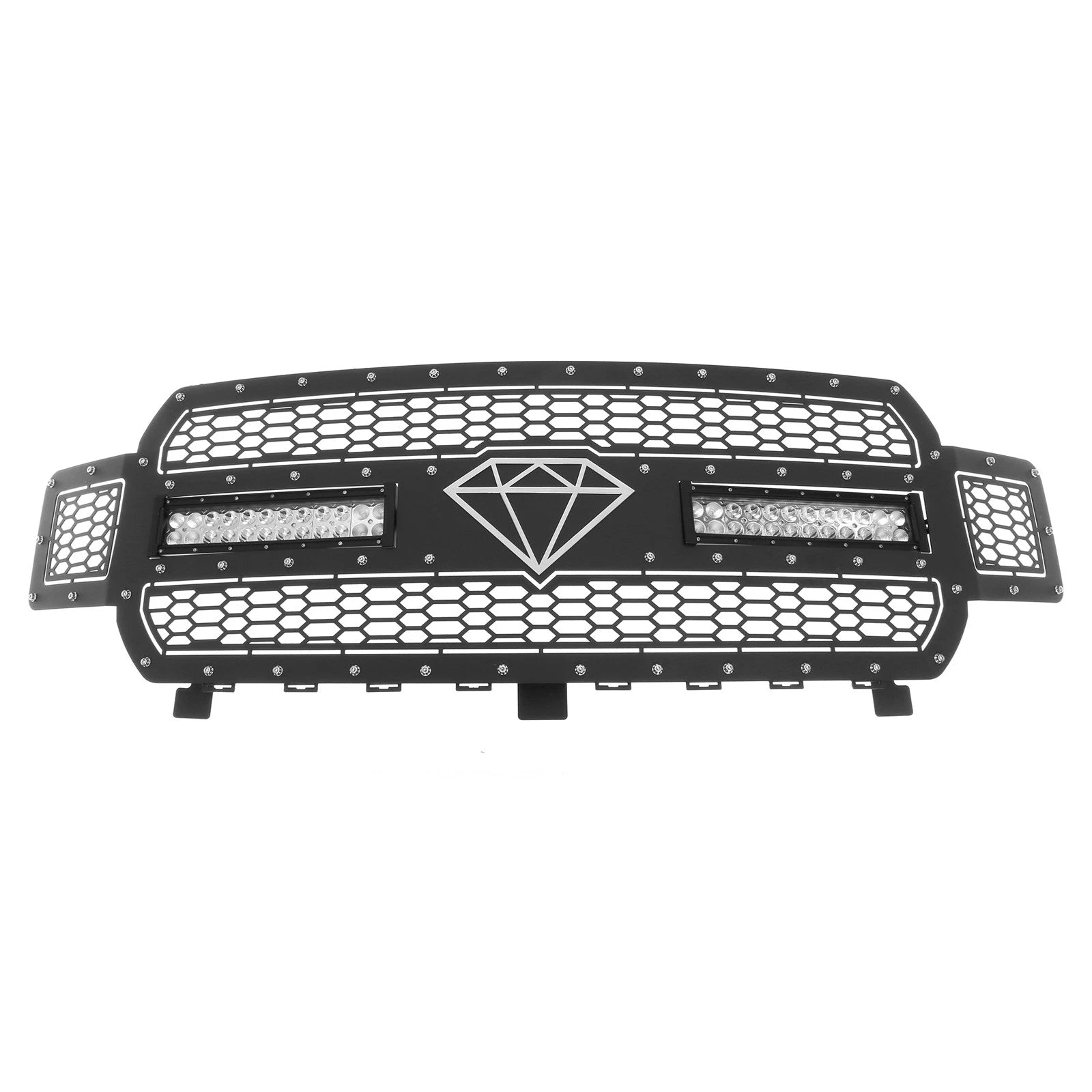Upper Stainless Black Grille Insert for Ford F-150 (2018-2020)