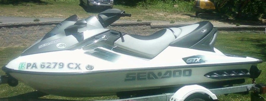 Seat Cover for Seadoo RXT GTX (2002–2006) Gray Black