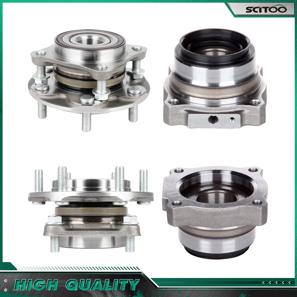 Set of 4 Wheel Bearing Hubs for Toyota Tacoma (2005–2020)