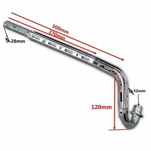 28mm Muffler Exhaust Pipe + Gasket for CRF50 (50-125cc)