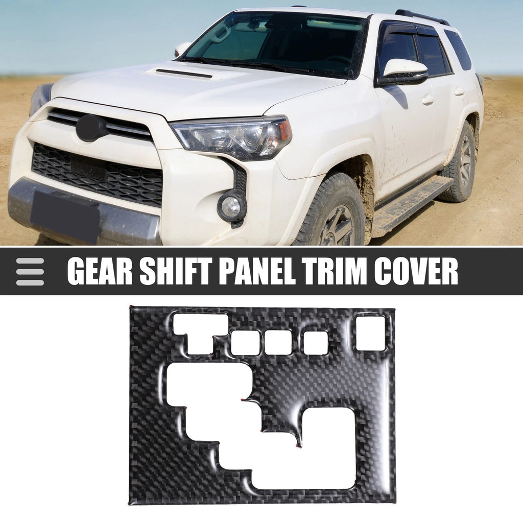 Auto Gear Shift Panel Trim Cover for Toyota (Carbon Fiber, Crystal Epoxy)
