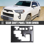 Auto Gear Shift Panel Trim Cover for Toyota (Carbon Fiber, Crystal Epoxy)