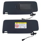 Pair Front Sun Visor Makeup Mirror for VW Golf 7, SportsVan, Jetta MK7 (2013–2020)