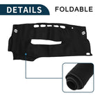 Dashboard Cover Mat for Toyota Prius 30 Series (2005–2015) - Black Set of 1