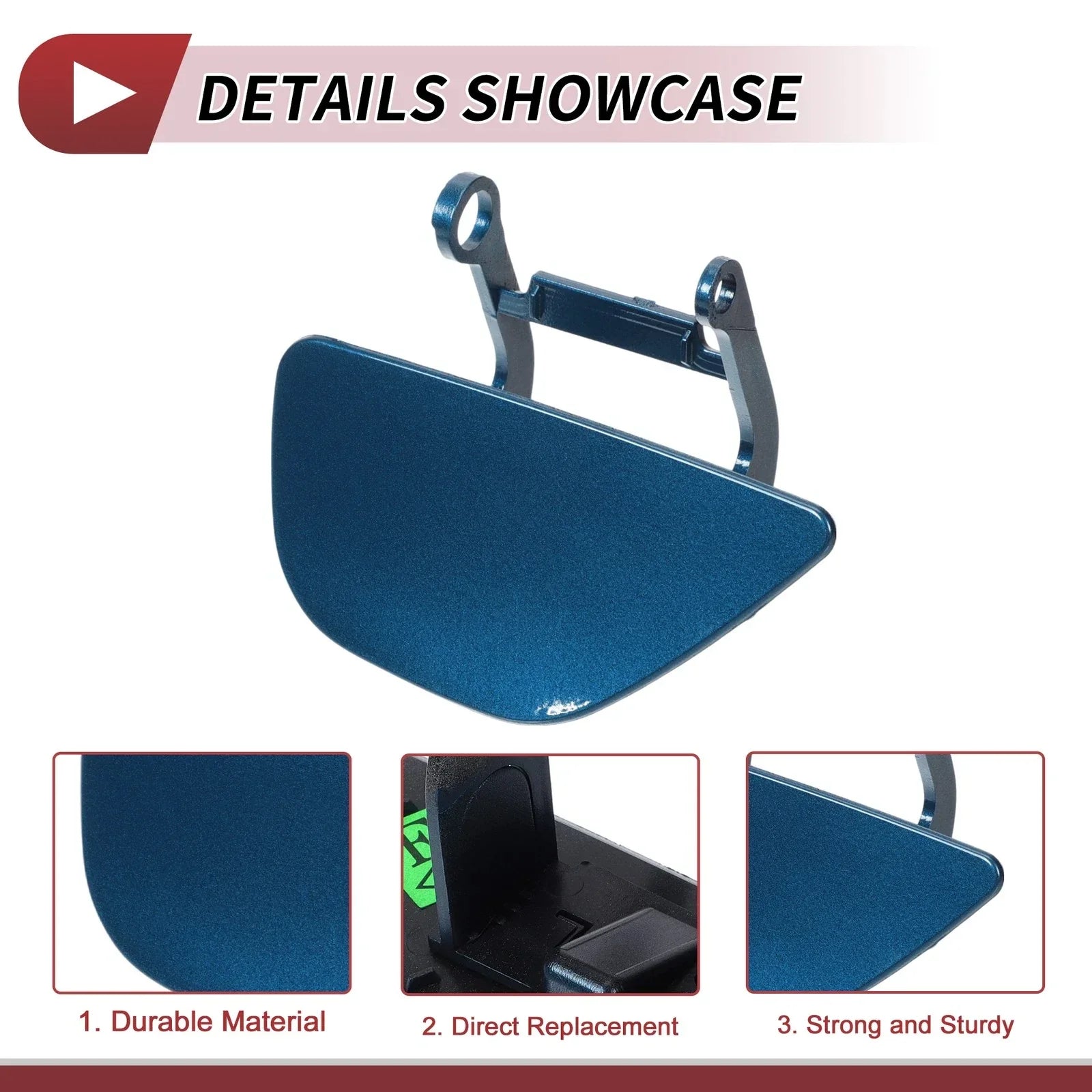 Front Left Washer Nozzle Cover Cap for BMW 535i GT Blue (2010-2017)