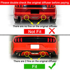 R-Spec V2 Rear Bumper Diffuser for Ford Mustang (2015-2017)