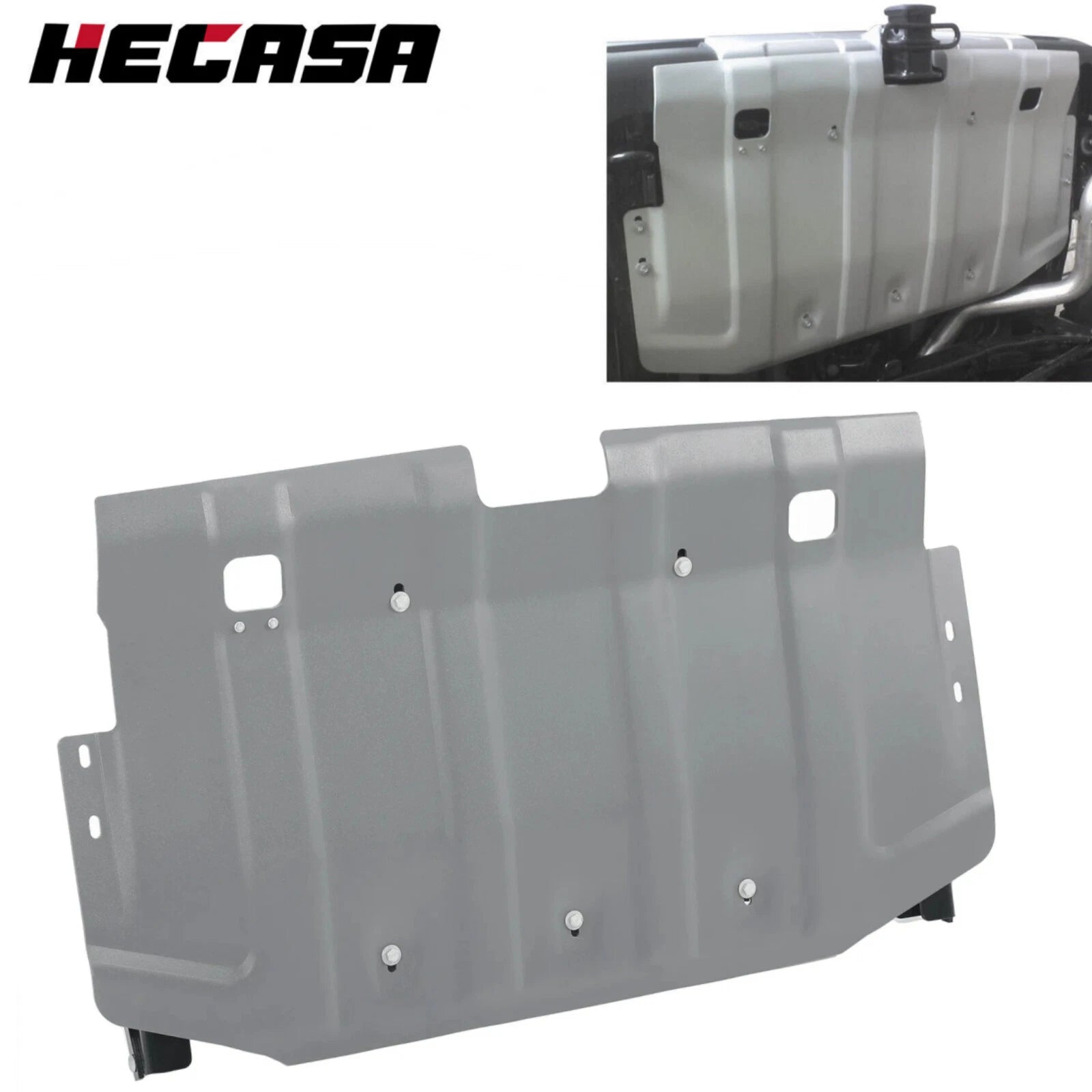 Aluminum Rear Skid Plate for Toyota FJ Cruiser (2007–2013)