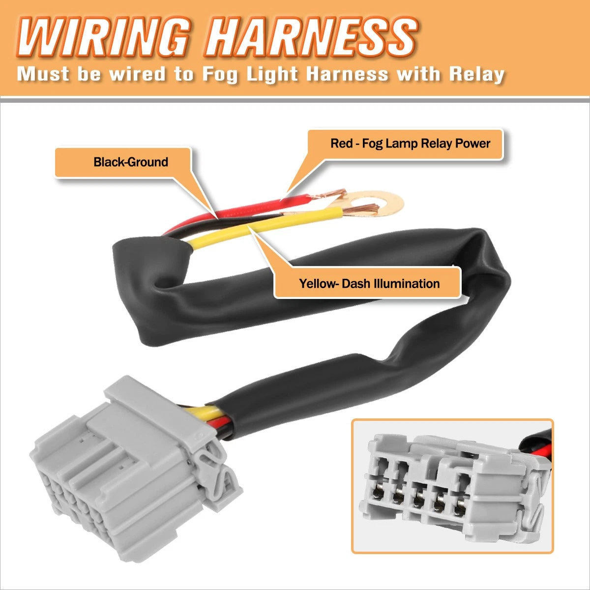 Clear Lens Fog Lights for Honda Civic/Accord (2008–2013)