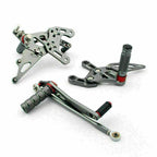 Rearset foot pegs for Yamaha R1 (2009–2014) Gray AV