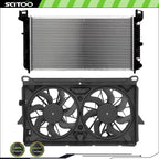 Radiator and Cooling Fan Kit for Cadillac Escalade ESV (2007–2013)