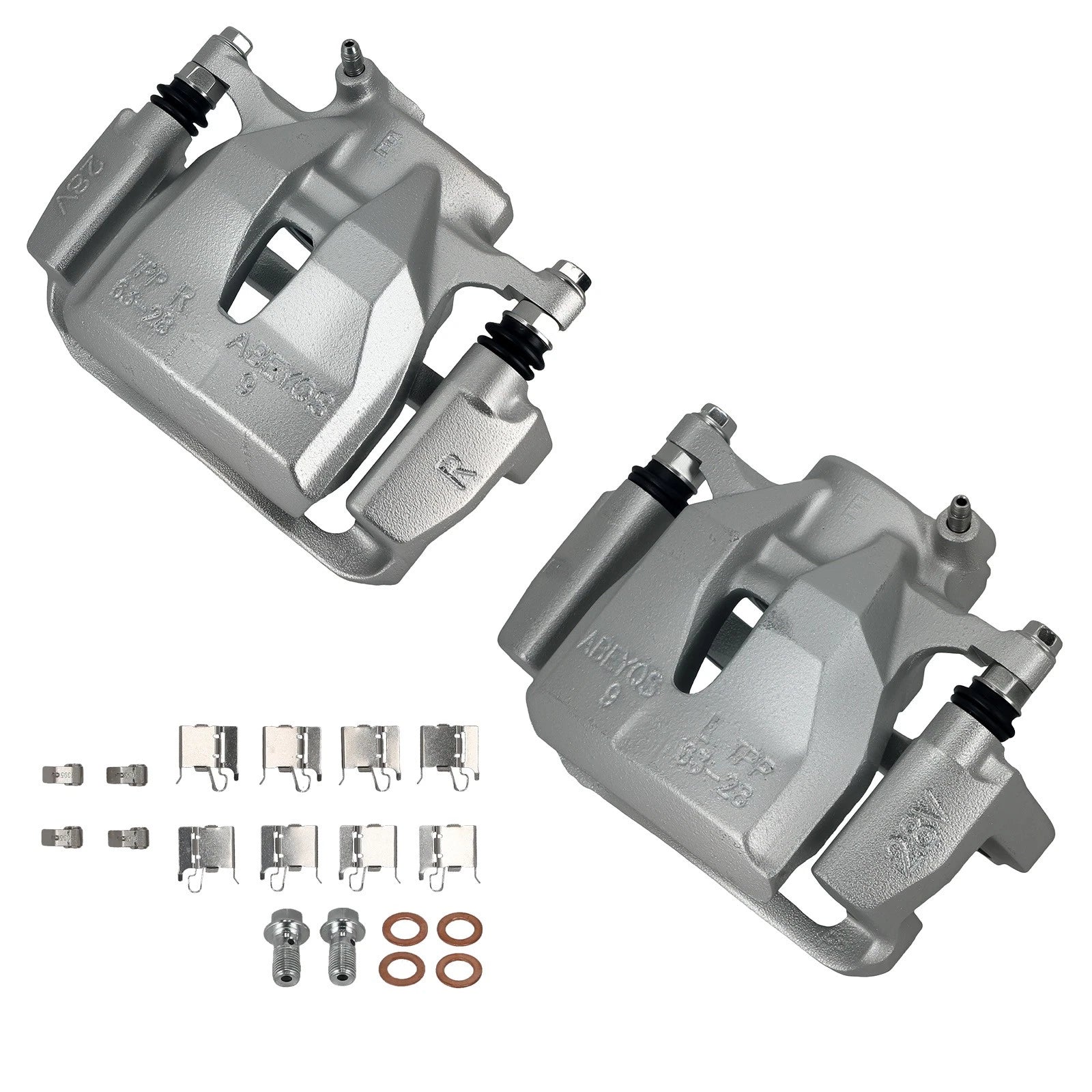 2x Front Brake Calipers for Toyota RAV4/Matrix/Vibe (2001–2012)