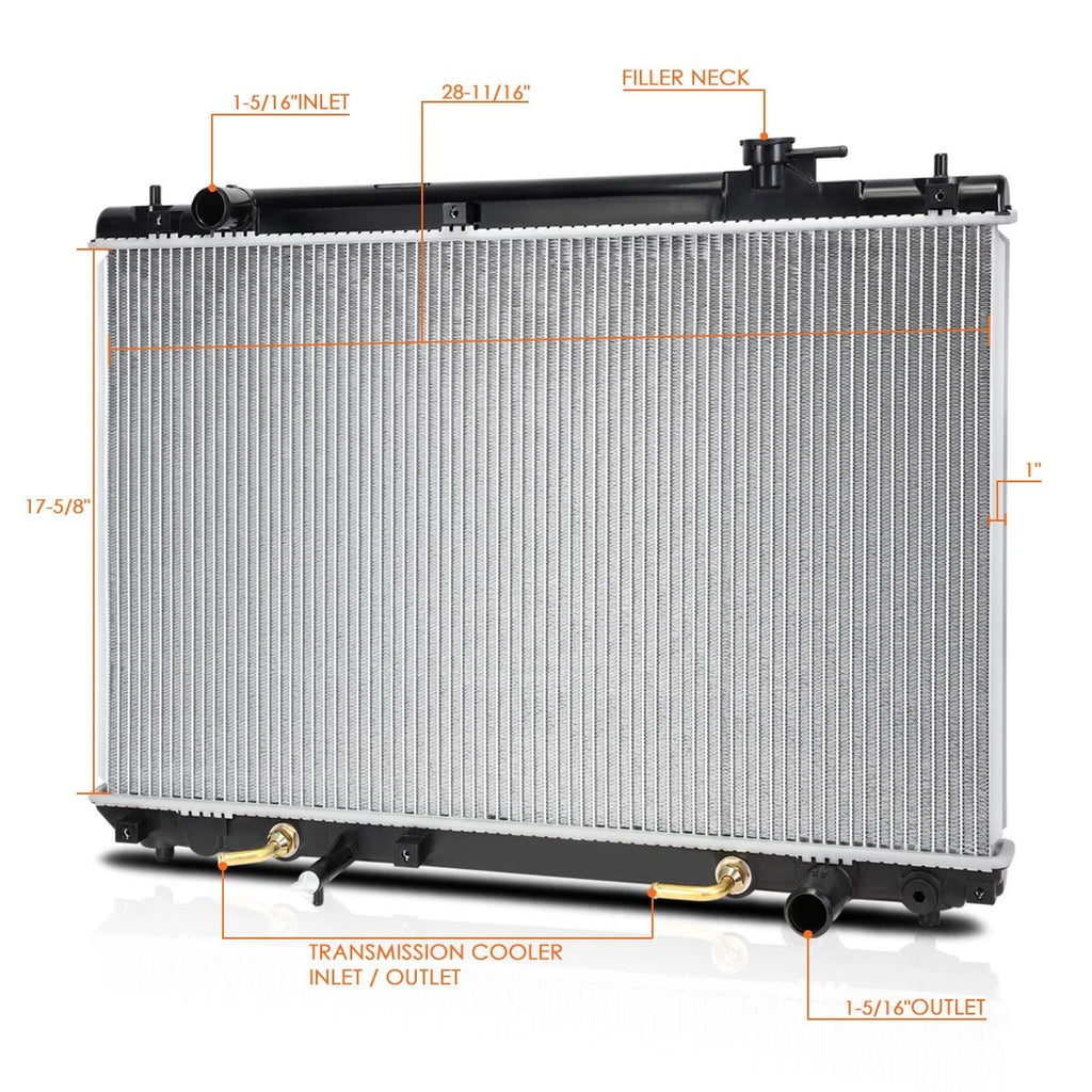 OE Replacement Aluminum Core Radiator for Highlander (2001–2007) DPI-2454