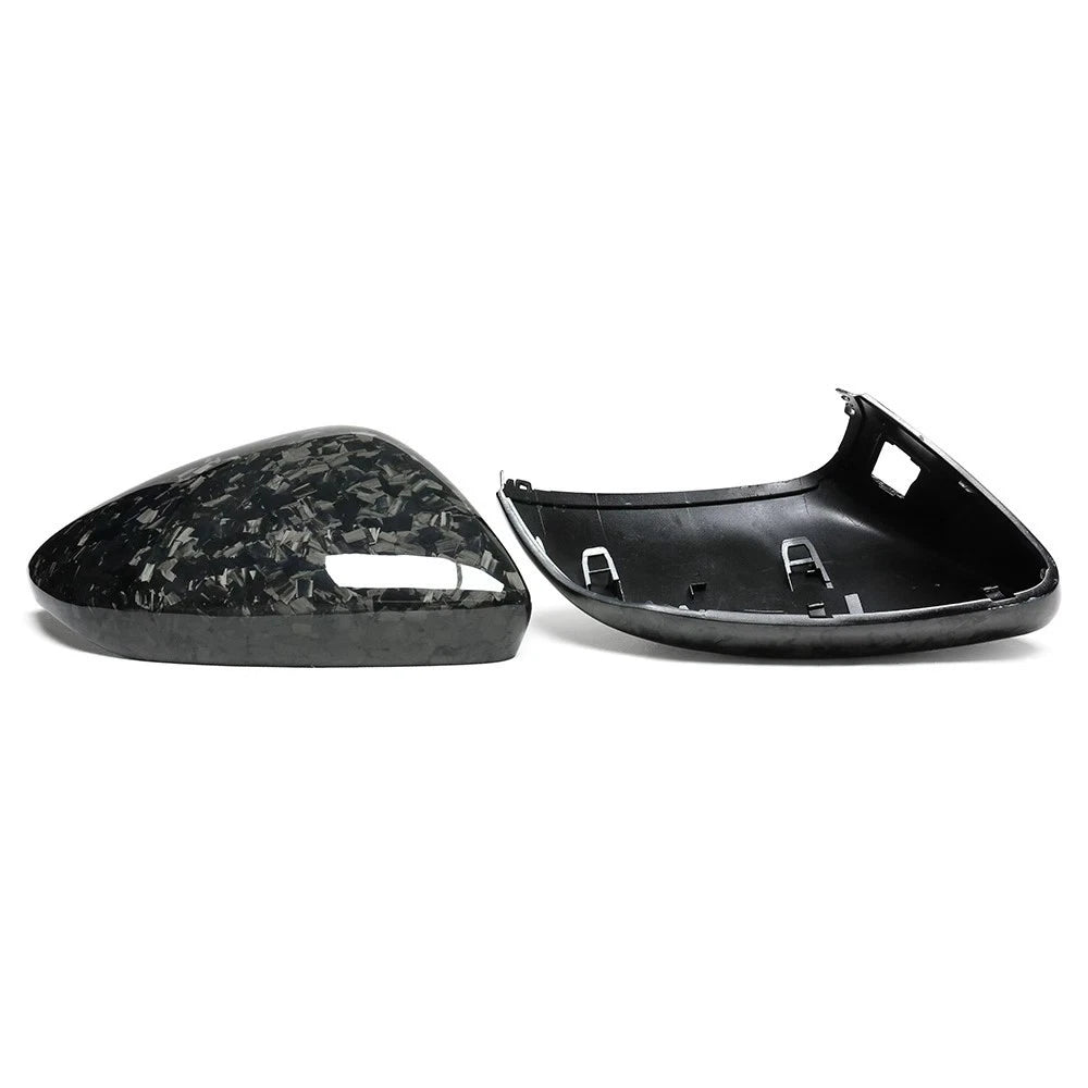 2X Carbon Fiber Mirror Cover Cap for Audi A5 (2025+) w/ Lane Assist