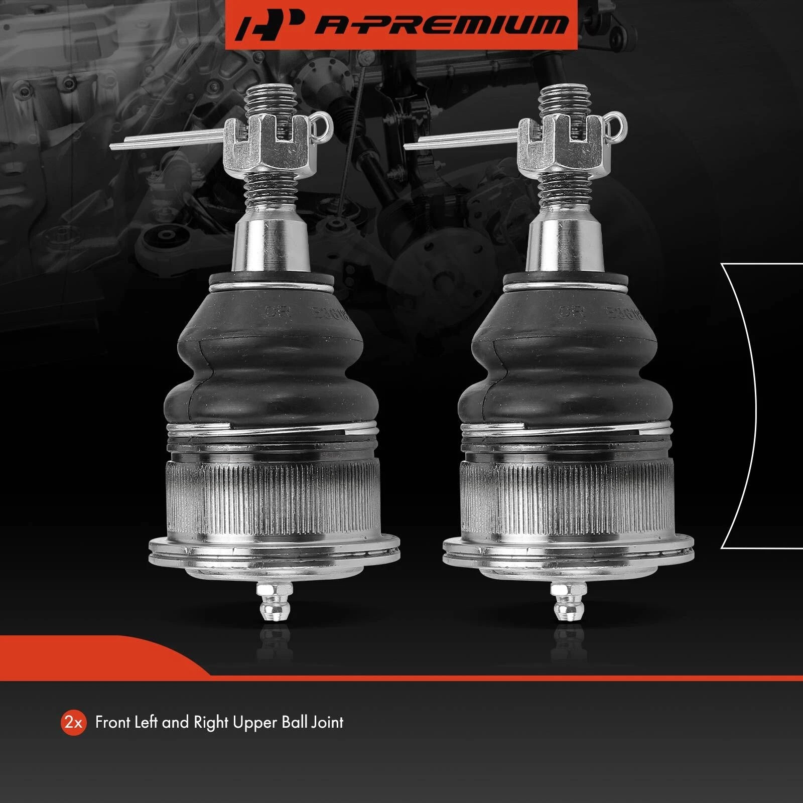2X Front Upper Ball Joint for Chevrolet Silverado 2500 (1999-2000)