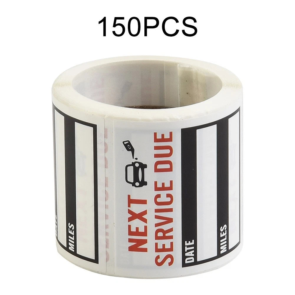 Set of 150 Truck Reminder Stickers for Automotive Tools