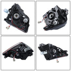 Headlight Assembly for Nissan Sentra (2010–2012) Black