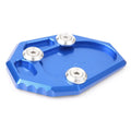 Kickstand Foot Side Stand Extension Pad for Yamaha FZ6R (2009–2015) Blue