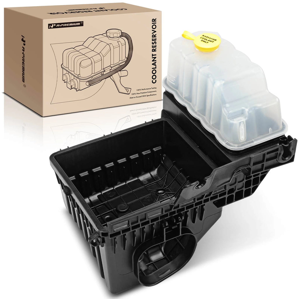 Engine Coolant Reservoir with Cap for Ford F-150 F-350 Super Duty (2004–2022)