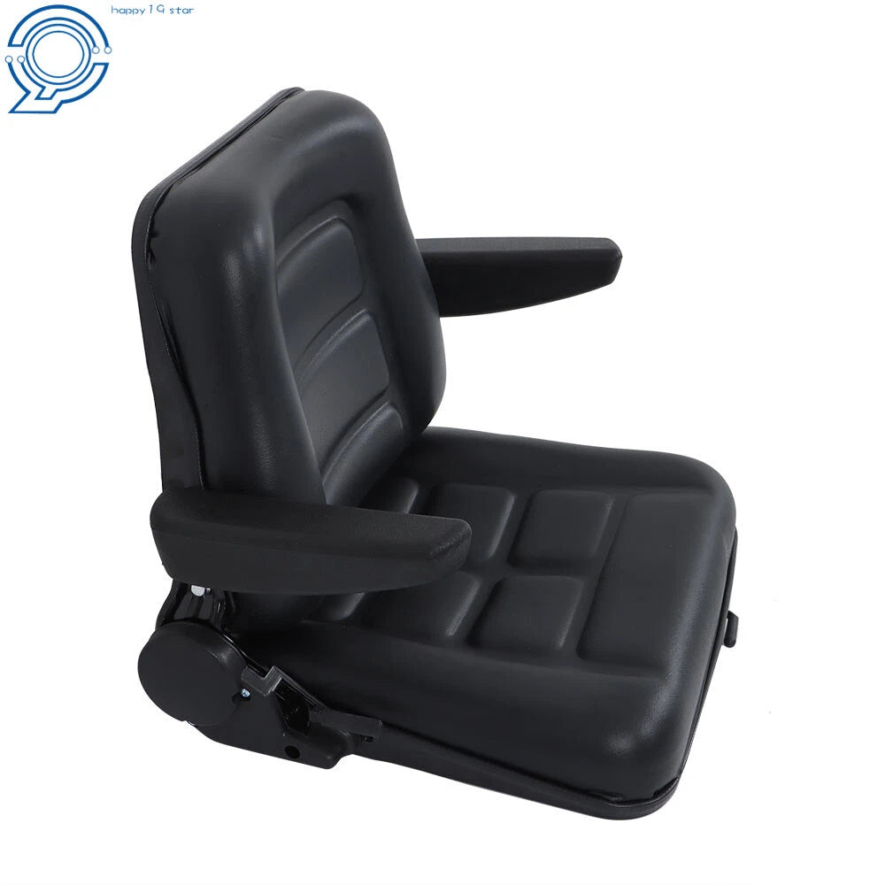 Universal Tractor Seat with Armrests for Excavator Backhoe Skid Loader