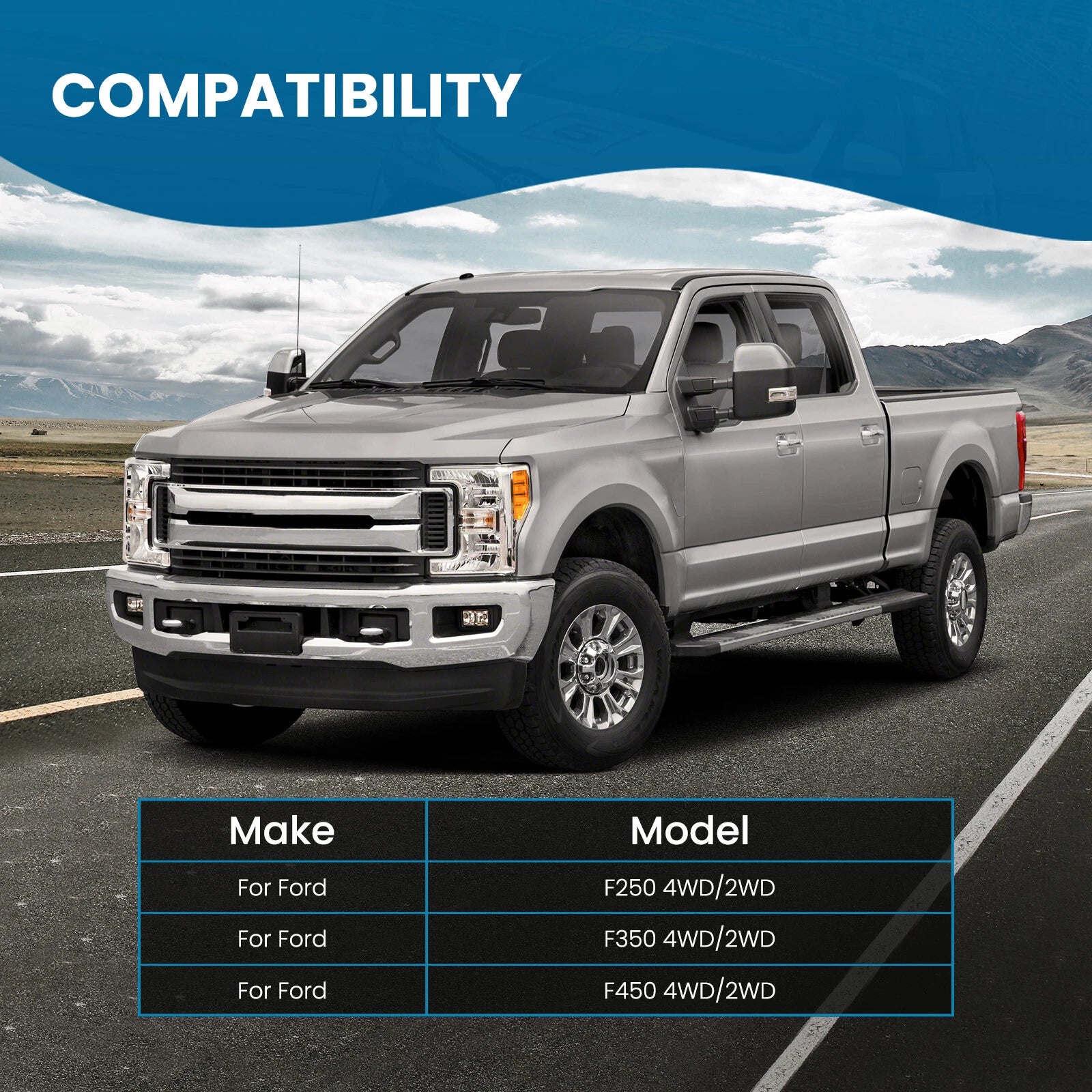 Air Spring Suspension Kit for Ford F-350 Super Duty (2011–2014)