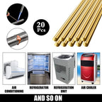 20pcs Brass Welding Rods for Welding Applications