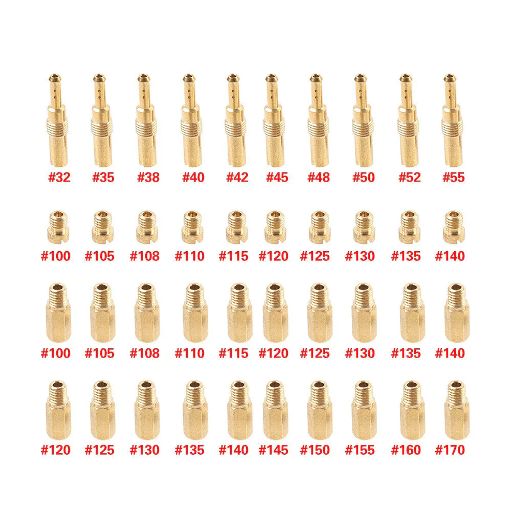 40x Carburetor Main & Pilot Jet Kit for PWM CV CVK PWK PE
