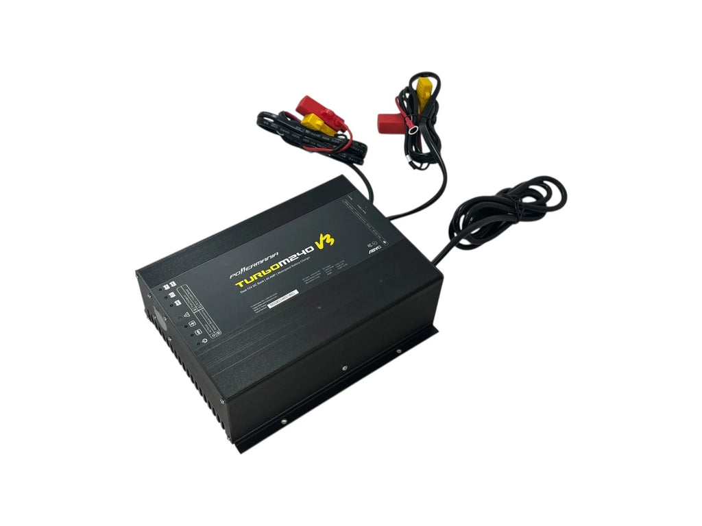 Powermania M240V3 Waterproof Dual 12V Bank Battery Charger (OEM)