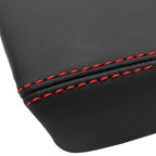 Leather Synthetic Console Armrest Cover for Honda Accord (2003–2007) Red Stitch