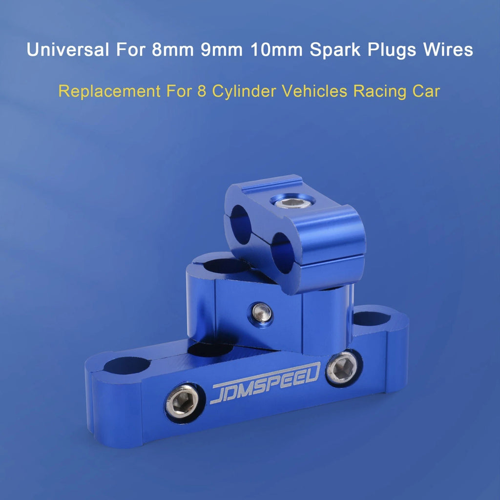 Set of 12 Blue Engine Wire Separators for Universal Use (8mm, 9mm, 10mm)