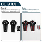 Gear Shift Knob Decorator Cover for Ford Mustang (2015–2023) Black