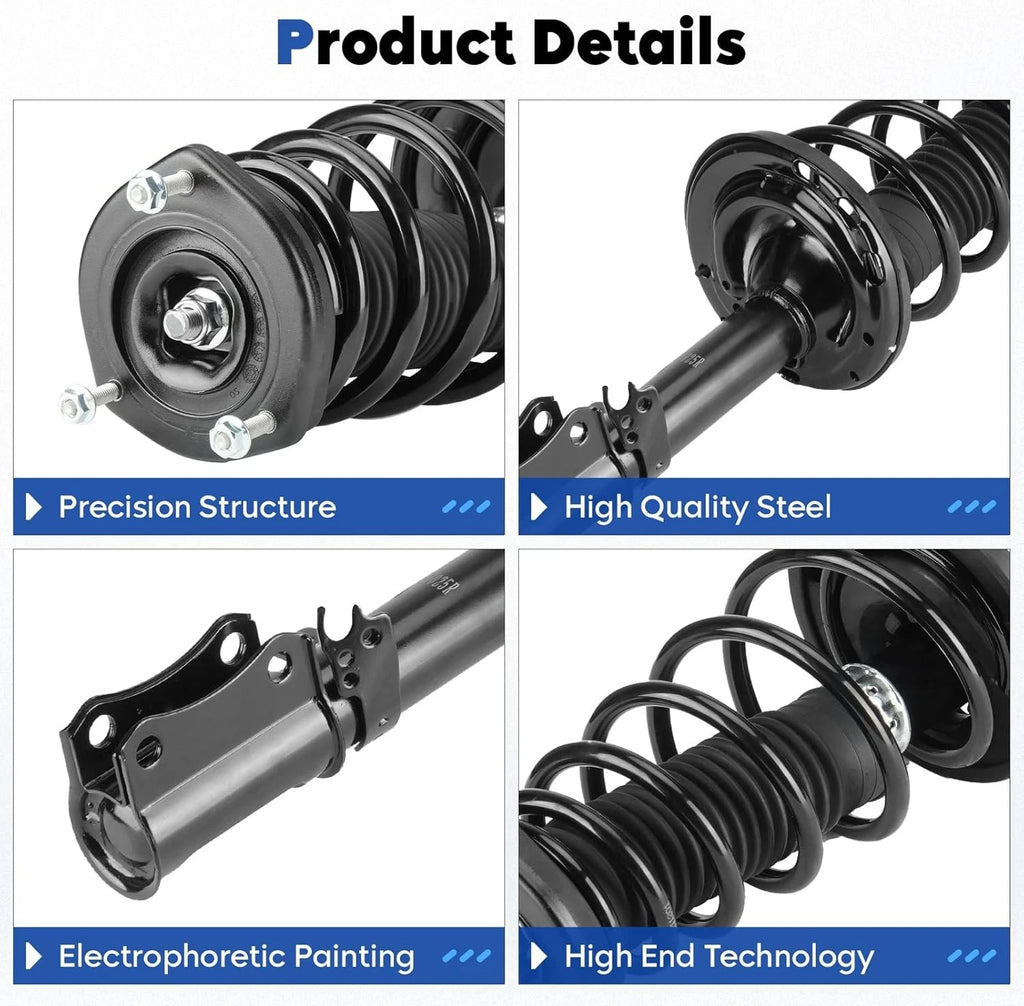 Rear Complete Strut Assembly for Toyota Camry Sedan (2007–2011)