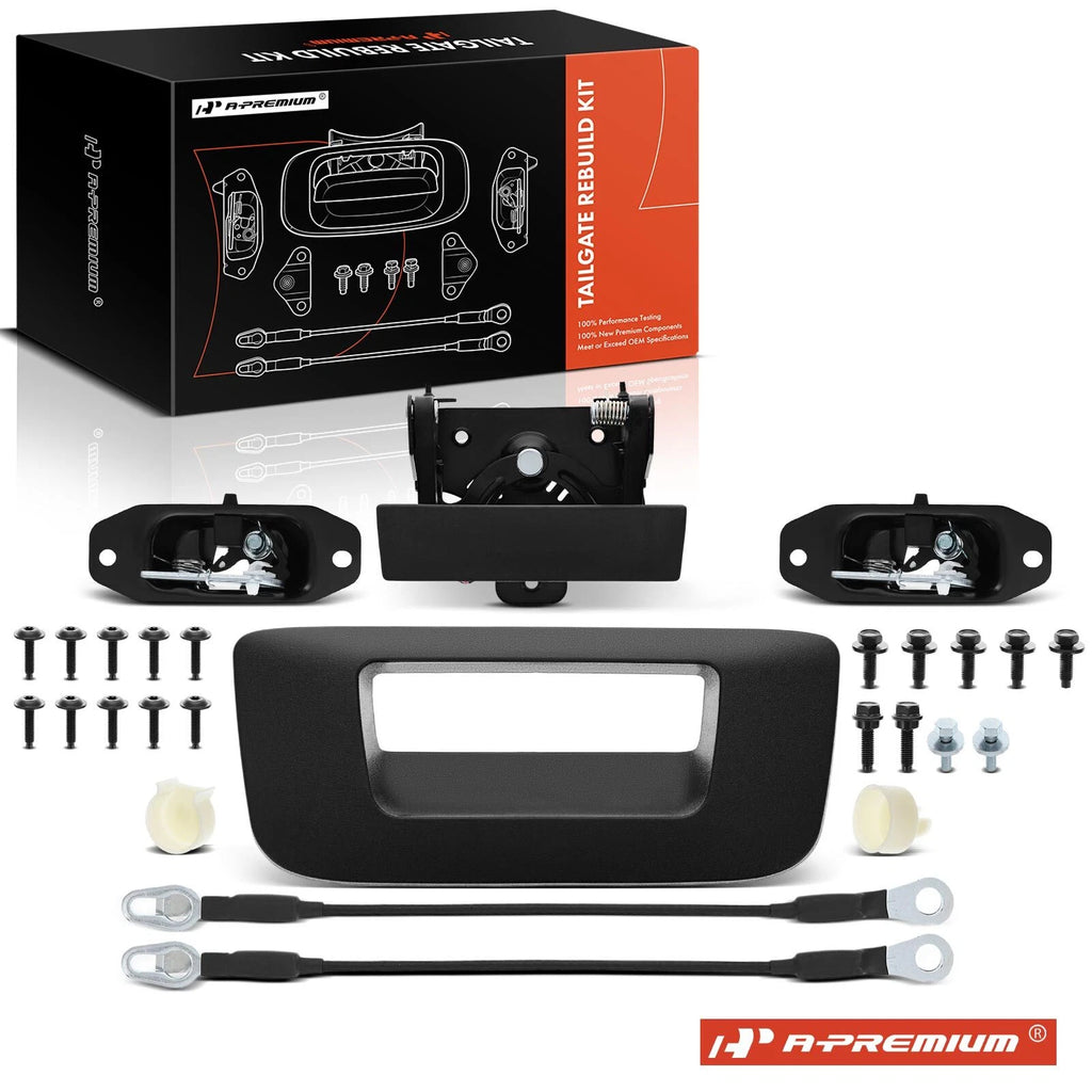 Tailgate Hardware Rebuild Kit with Cable for Chevy Silverado 1500 