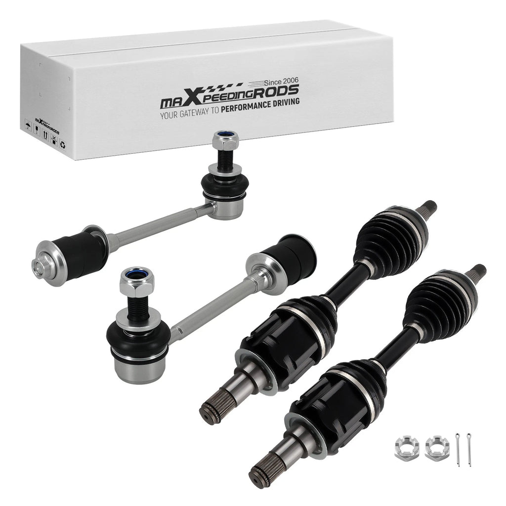 4X CV Axle Shaft & Sway Bar Link for Toyota Tacoma (2005–2015)