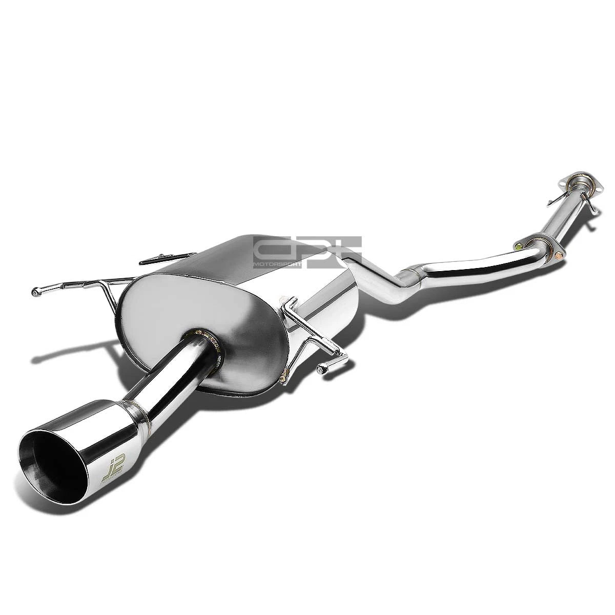 3.5" Rolled Slant Tip Muffler for Nissan Cube Z12 (2009–2014)